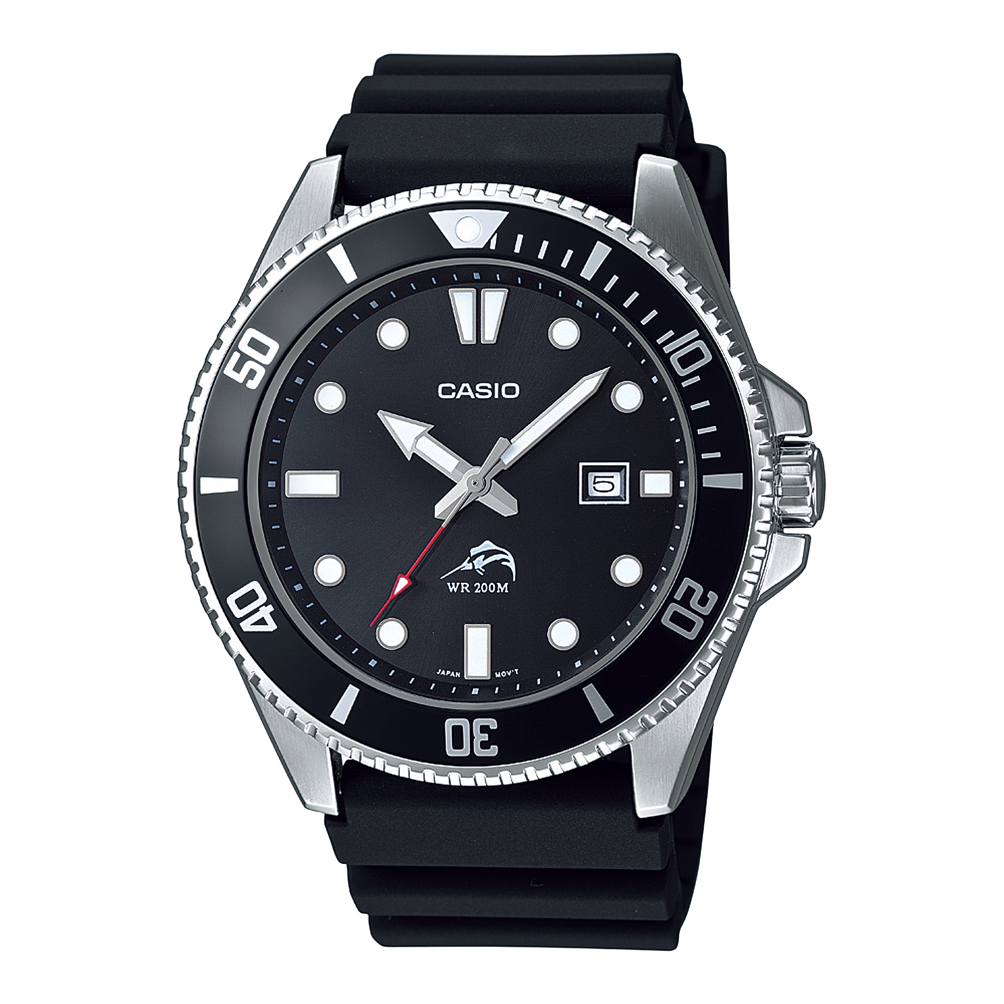 Black dial Casio Duro MDV-106 diver watch